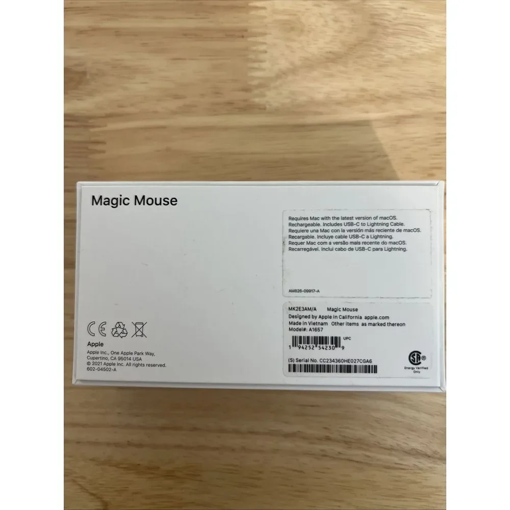 Apple Magic Mouse - Silver‎ (MK2E3AMA)
